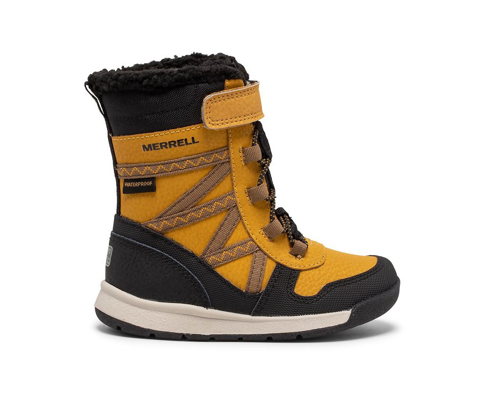 Merrell Støvler Børn - Snow Crush 2.0 Waterproof Jr. - Brune/Sort - XCJ158320